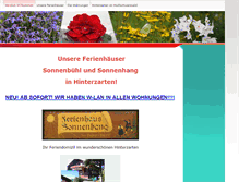 Tablet Screenshot of ferienhaus-sonnenbuehl.de